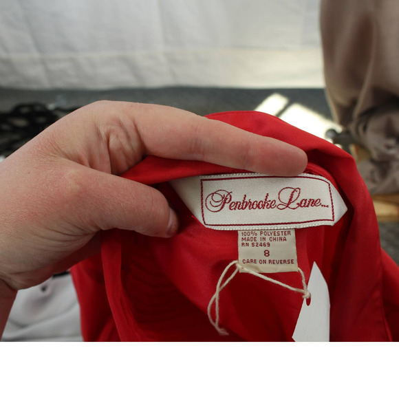 Vintage 80s/90s Penbrooke Lane Pin-tucked Button-down Shirt - Picture 11 of 12